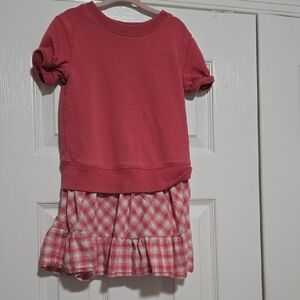 Polo by Ralph Lauren Girls Pink Plaid Casual Dress